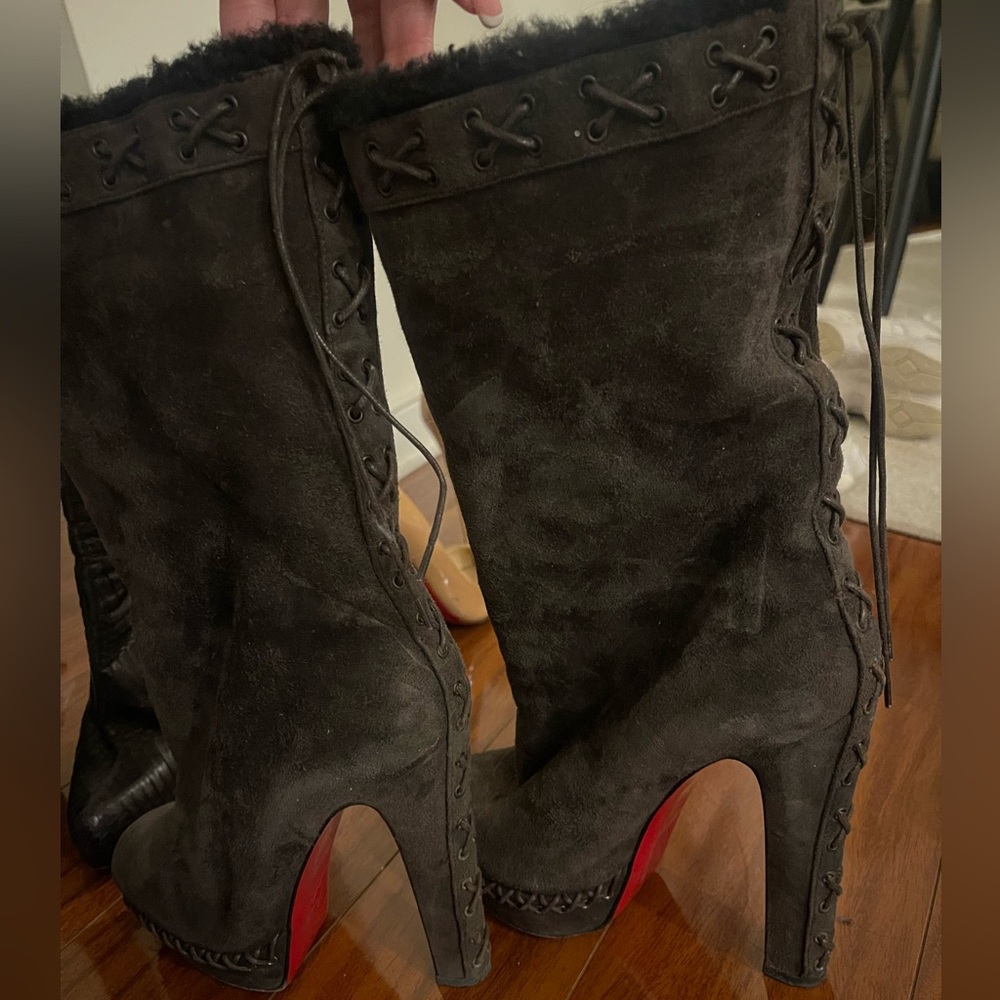 Christian Louboutin mid calf Boots